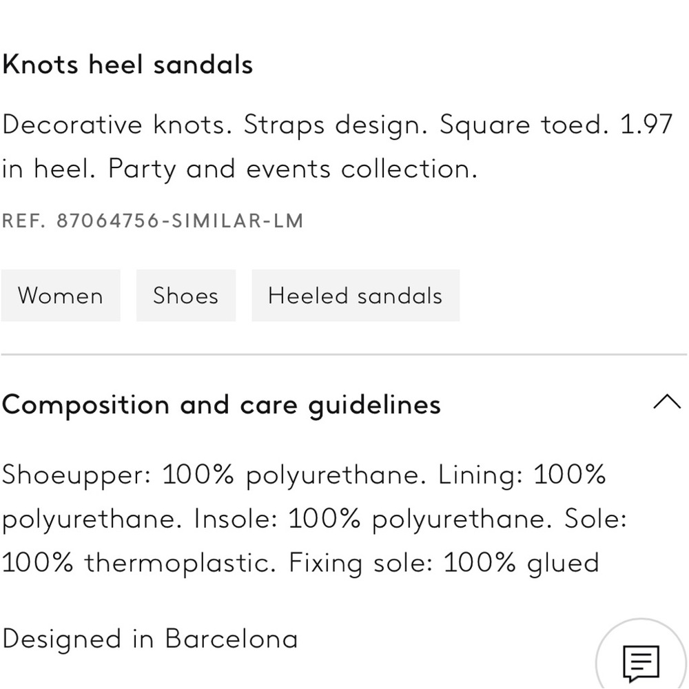 SOLD! MANGO knots heel sandals - Picture 10 of 11